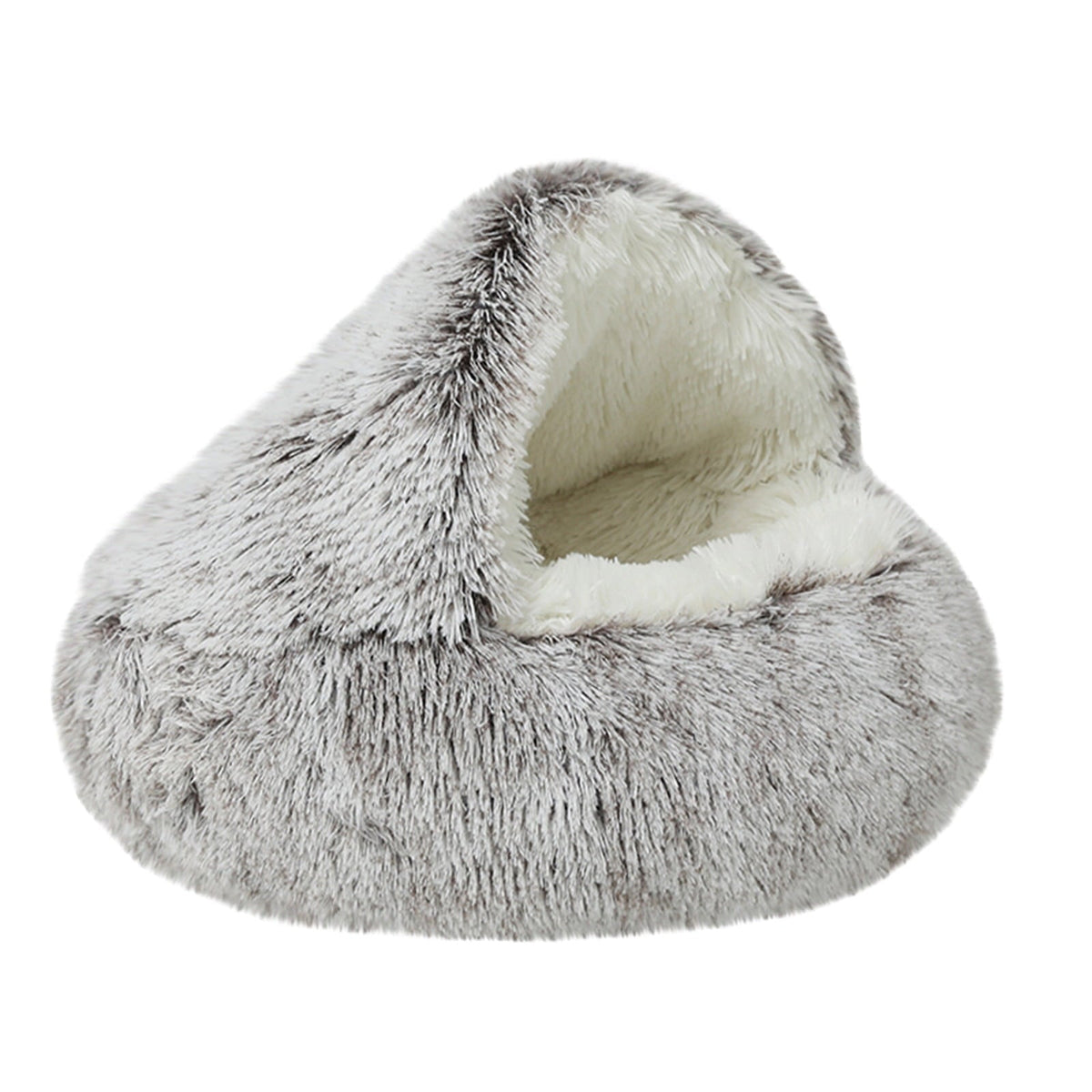 Darzheoy Plush Calming Hooded Cave Bed